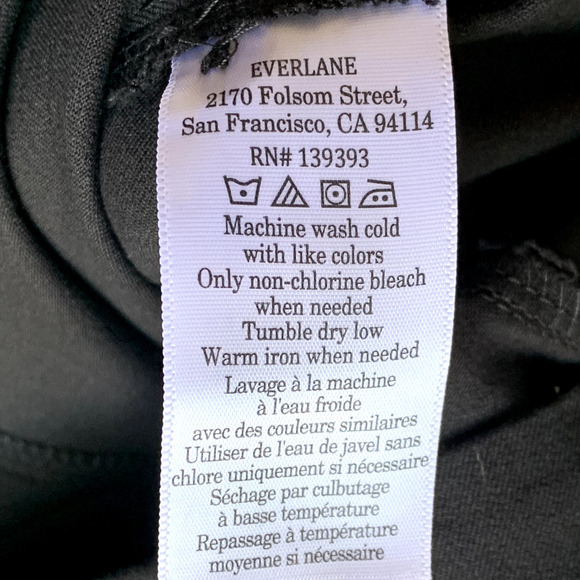 NWT Everlane The Bi-Stretch Work Pant in Black - Picture 8 of 14